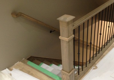 Custom 4x4 Oak Box Newel Post