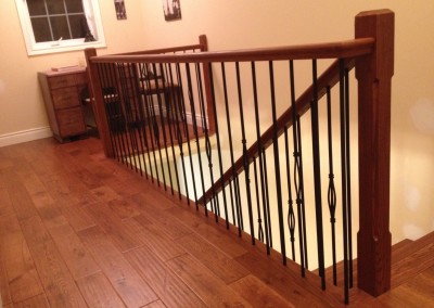 Upstairs Loft, Oak Staircase and Railings and Laminate Flooring