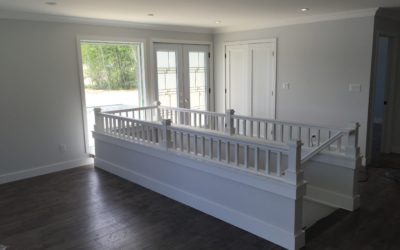 Mini railing system with 2ft wall